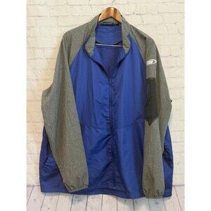 Dunbrooke Hurricane Men’s 3XL Windbreaker Jacket Blue Gray Full Zip Lightweight